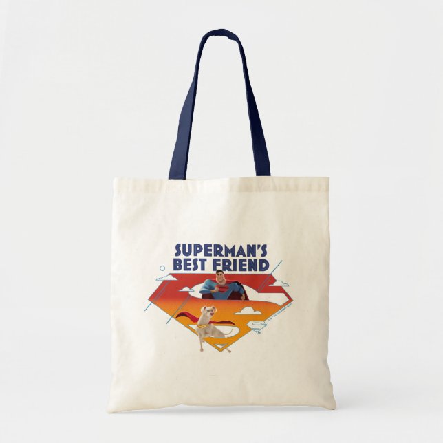 Bolso De Tela El mejor amigo de Superman (Frente)