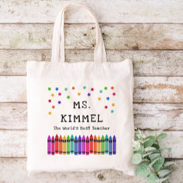 Bolso De Tela El mejor aprecio del profesorado del mundo por Cra