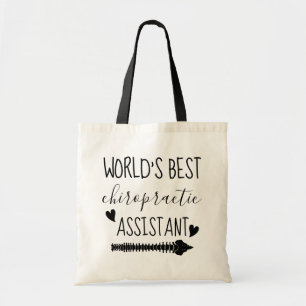 Bolso De Tela El mejor asistente quiropráctico del mundo