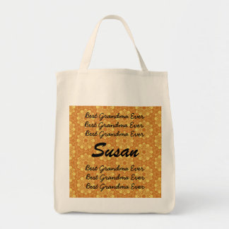 Bolso De Tela El mejor cordón del oro de la abuela florece nunca