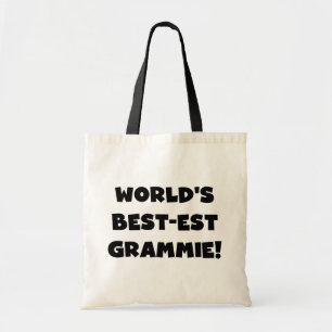 Bolso De Tela El Mejor-est regalos negros o blancos de Grammie