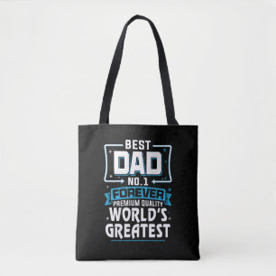 Bolso De Tela El mejor padre del mundo para hombres, el mejor nú