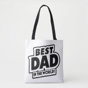 Bolso De Tela El mejor papá del mundo en el Día del Padre