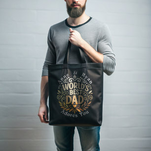 Bolso De Tela El mejor papá del mundo - Regalo de padre Personal