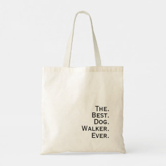 Bolso De Tela 'El. Mejor. Paseador. De Perros. De Todos Los Tiem