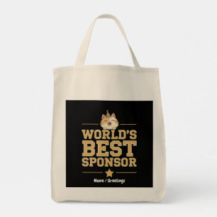 Bolso De Tela El mejor patrocinador del mundo de los voluntarios