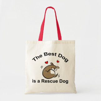 Bolso De Tela El mejor perro del rescate