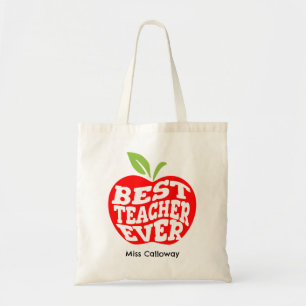 Bolso De Tela El Mejor Profesor Personalizado