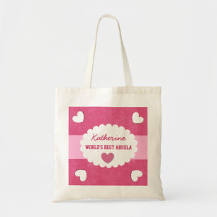 Bolso De Tela El mejor regalo conocido de encargo de la abuela