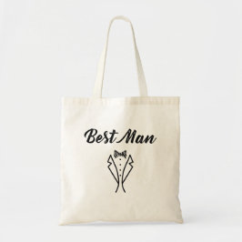 Bolso De Tela El mejor regalo de boda del smoking de Bowtie del