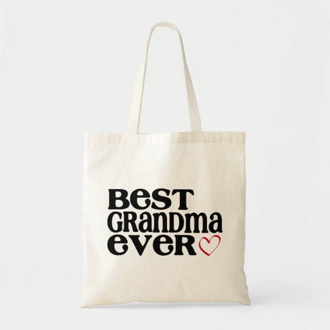 Bolso De Tela El mejor tote de la abuela (Frente)