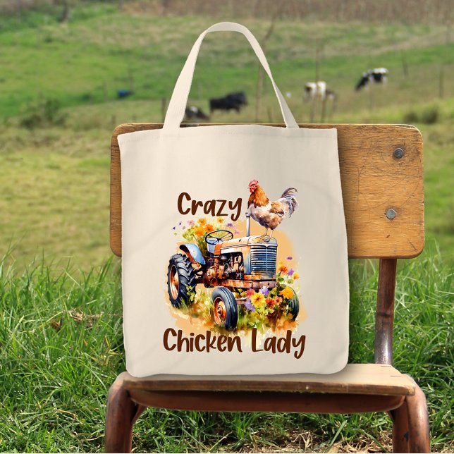 Bolso De Tela El mercado de las "Chicken Lady Fun Farmer" (Subido por el creador)
