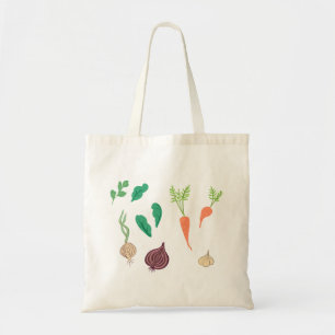Bolso De Tela El mercado de los granjeros de verduras Tote Bag