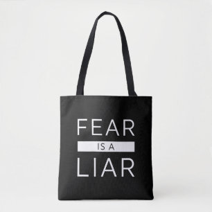 Bolso De Tela El miedo es un mentiroso