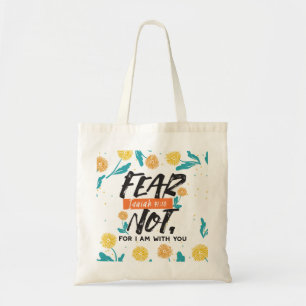 Bolso De Tela El miedo no es la Biblia Isaías sino el diseño Ins