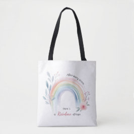 Bolso De Tela El milagro del bebé arcoiris