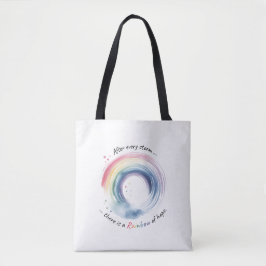 Bolso De Tela El milagro del bebé arcoiris