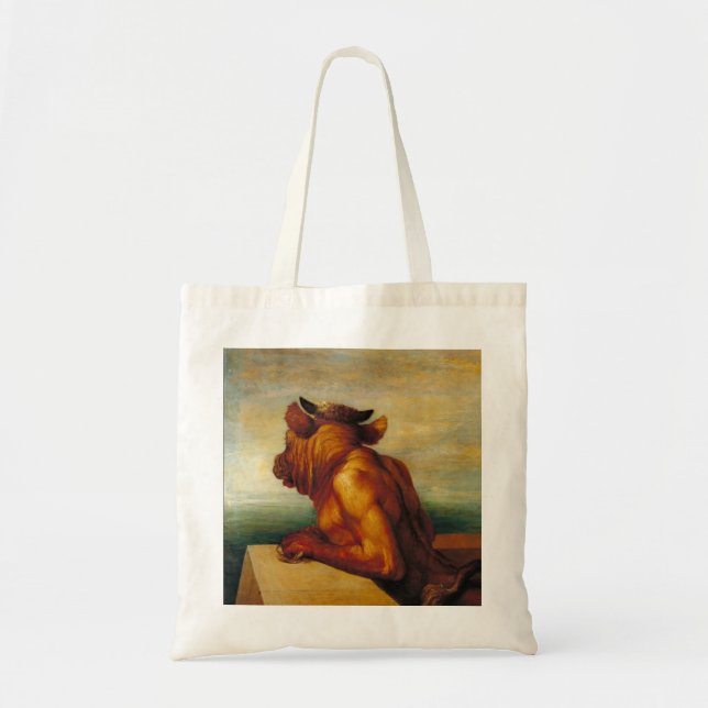 Bolso De Tela El Minotauro (de George Frederic Watts) (Frente)