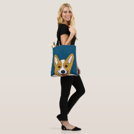 Bolso De Tela El mirar a escondidas del Corgi