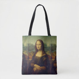 BOLSO DE TELA "EL MONA LISA" POR LEONARDO DA VINCI TOTE BAG