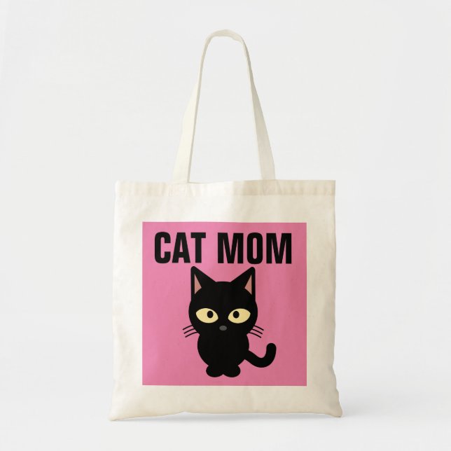 Bolso De Tela ¡El monedero de TOTES CAT MOM reversible! (Frente)