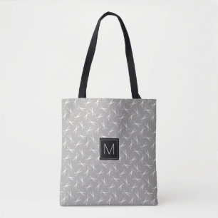 Bolso De Tela El monograma Scissors el modelo en gris