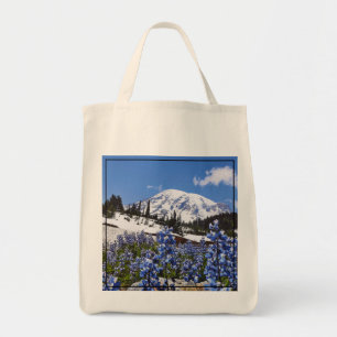 Bolso De Tela El Monte Rainier en el punto del paraíso