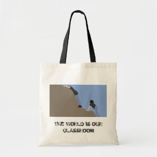 Bolso De Tela El mundo es nuestra sala de clase - tote