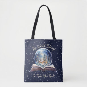 Bolso De Tela El Mundo Pertenece a Quienes Leen Diseño