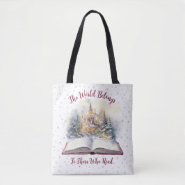 Bolso De Tela El Mundo Pertenece a Quienes Leen Diseño