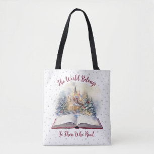 Bolso De Tela El Mundo Pertenece a Quienes Leen Diseño