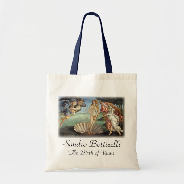 Bolso De Tela El nacimiento de Venus por Sandro Botticelli (Frente)