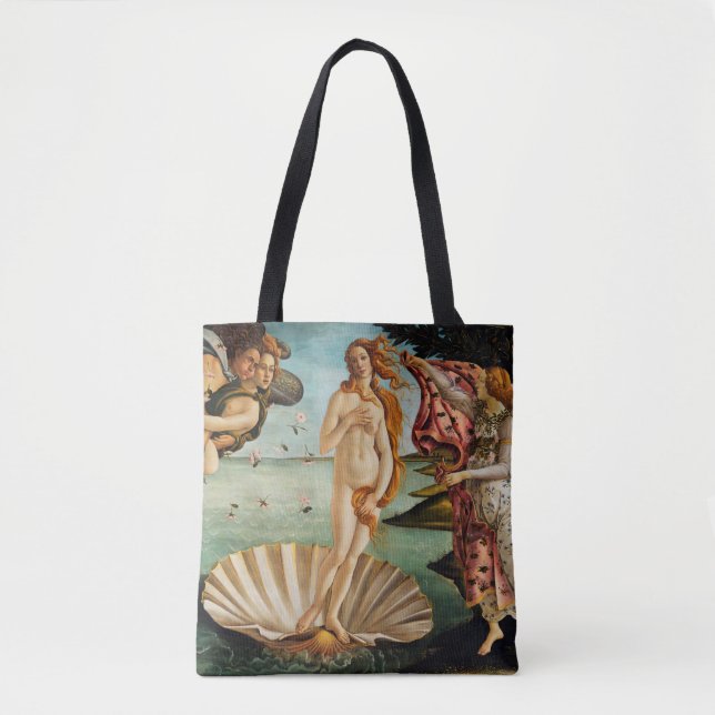 Bolso De Tela El nacimiento de Venus, Sandro Botticelli, 1485 (Anverso)