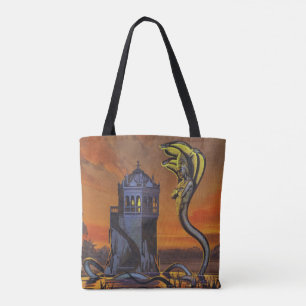 Bolso De Tela El Naga-Rey (litho del color)