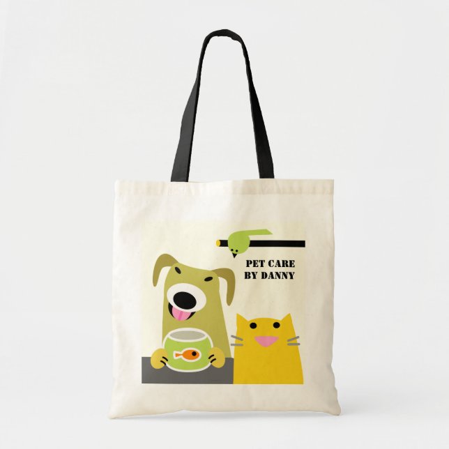 Bolso De Tela El negocio del canguro del mascota (Frente)