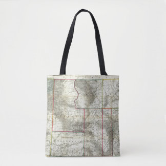 Bolso De Tela El nuevo mapa de Holt, Wyoming