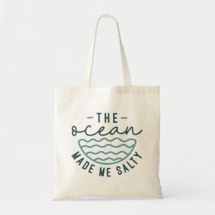 Bolso De Tela El Océano Me Hizo Salar