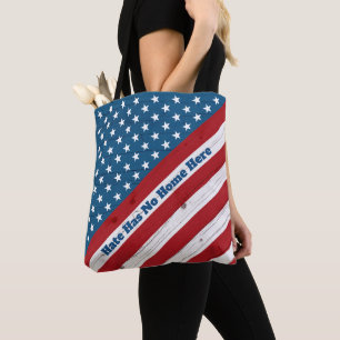Bolso De Tela El Odio No Tiene Hogar Aquí La Bandera Rusa Patrió