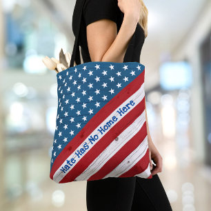 Bolso De Tela El Odio No Tiene Hogar Aquí La Bandera Rusa Patrió