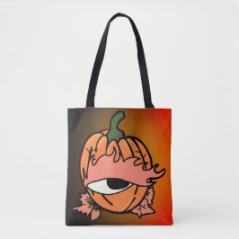 Bolso De Tela El ojo tenebroso de la calabaza temblorosa