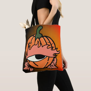 Bolso De Tela El ojo tenebroso de la calabaza temblorosa