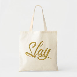 Bolso De Tela El oro y el blanco matan
