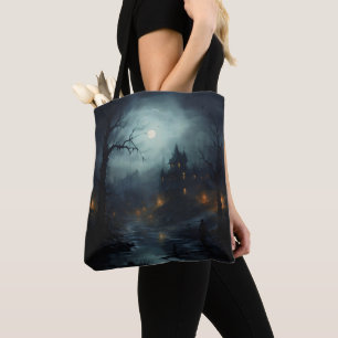 Bolso De Tela El oscuro paisaje del horror de la fantasía