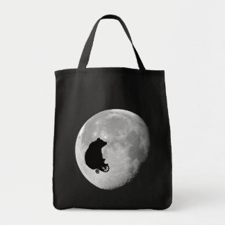 Bolso De Tela El oso en el tote de la luna