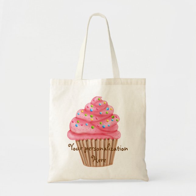 Bolso De Tela El país de las maravillas asperja la magdalena (Frente)