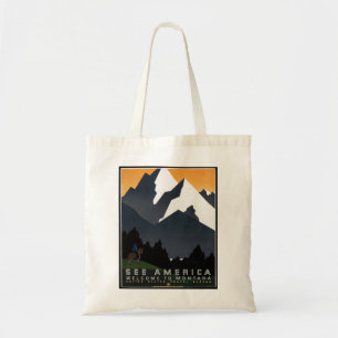 Bolso De Tela El paisaje de Montana: Fotos antiguas sin editar