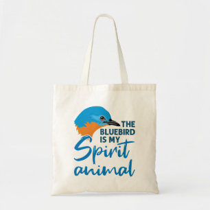 Bolso De Tela El Pájaro Azul Es Mi Pájaro Azul Animal De Espírit
