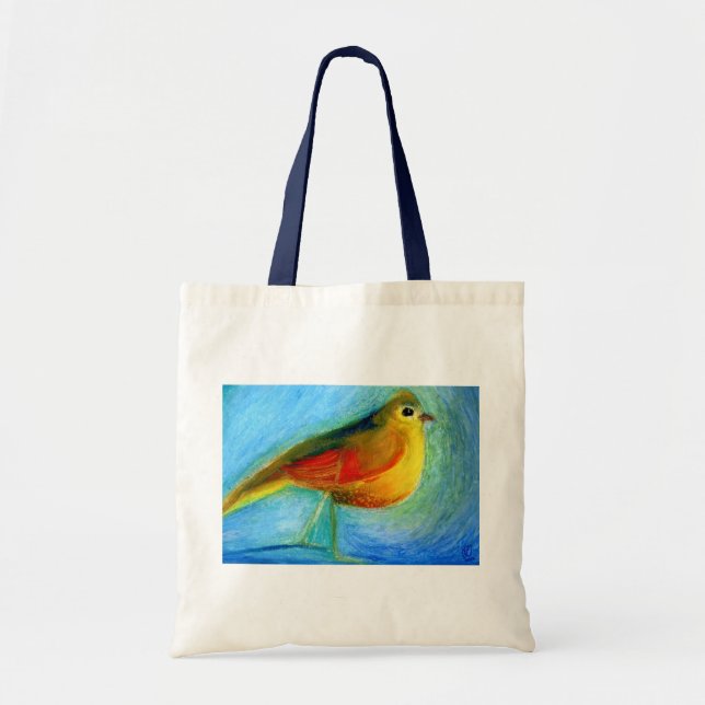 Bolso De Tela El pájaro que desea 2012 (Frente)