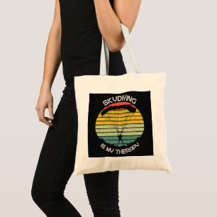 Bolso De Tela El paracaidismo es mi terapia