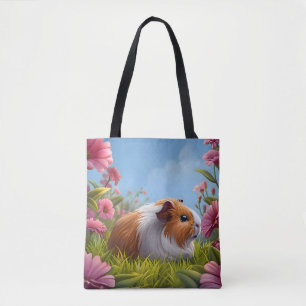 Bolso De Tela El paraíso de las flores rosas de los cerdos de Gu